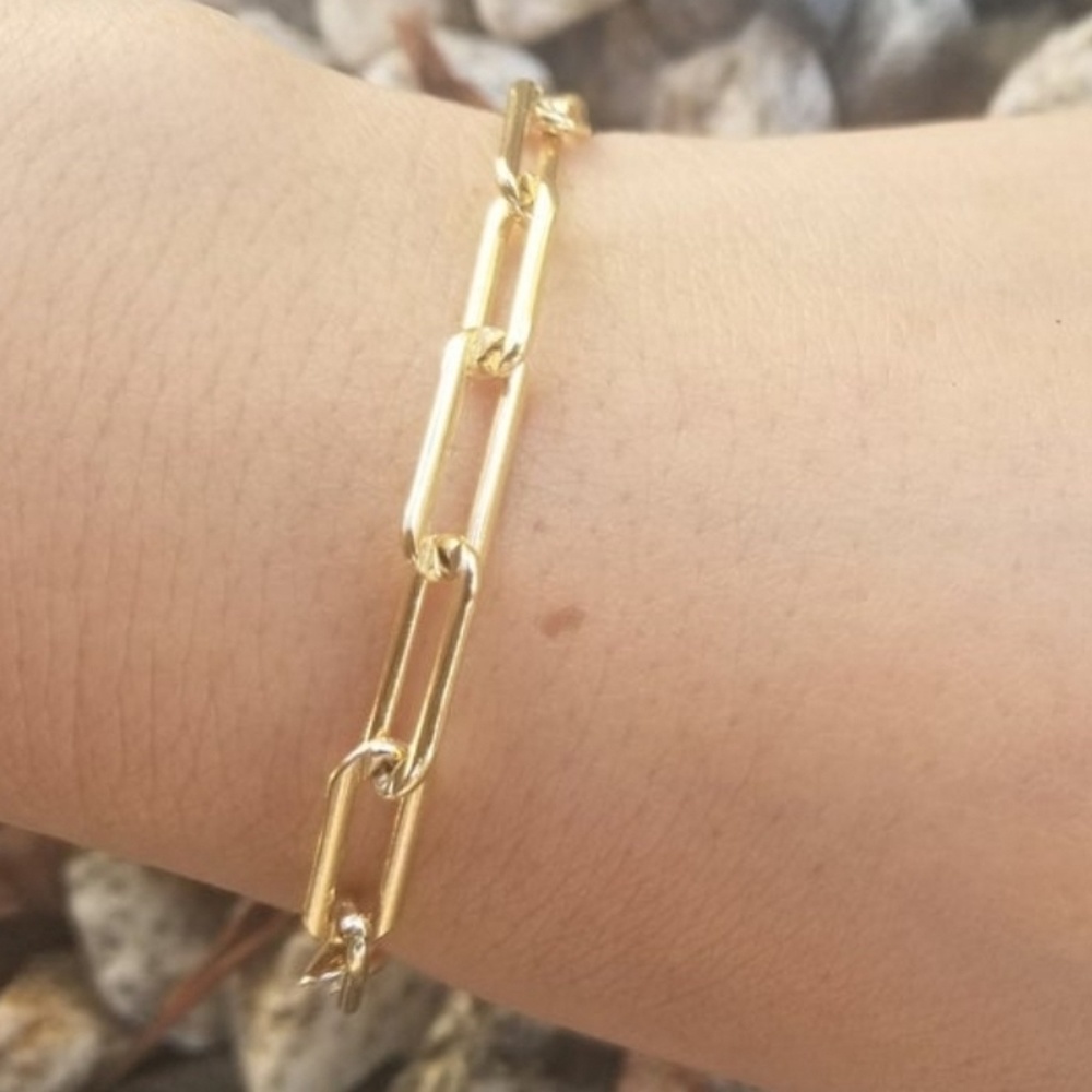 14k Gold Filled Elogated Bracelet with extension